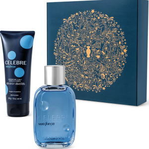 Kit Celebre Sua Força (1 Colônia 100ml e 1 Shower Gel 2 em 1 200g)