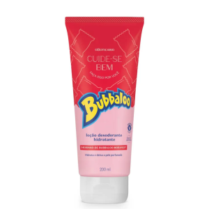 Hidratante Corporal Cuide-se Bem Bubbaloo Morango 200ml