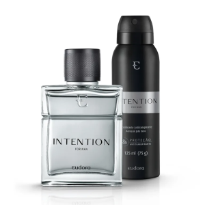 Kit Intention For Man (1 Colônia 100ml e 1 Aerossol 75g)