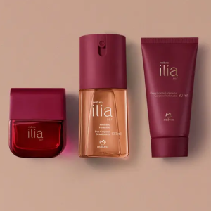 Kit Ilía Ser (1 Colônia 50ml, 1 Hidratante Corporal 80ml e 1 Desodorante Spray 100ml)