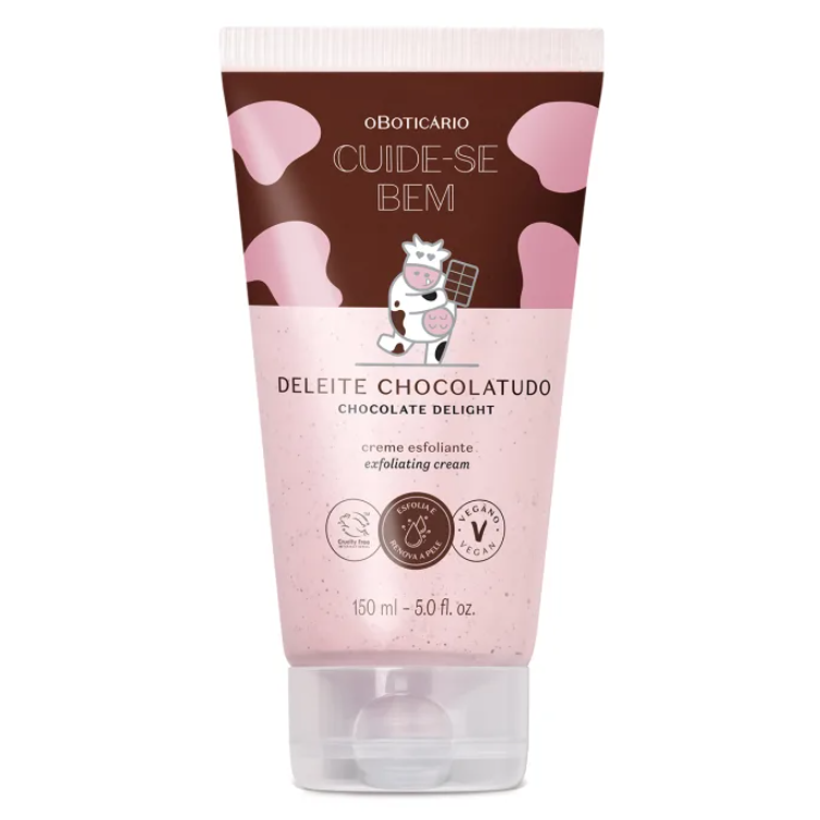 Creme Esfoliante Corporal Cuide-se Bem Deleite Chocolatudo 150ml