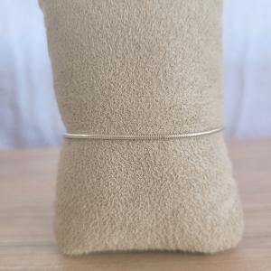 Pulseira Rabo de Gato Prata 1mm 19cm