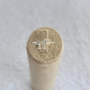 Anel Lacinho Cravejado Micro Zircônia Prata nº19