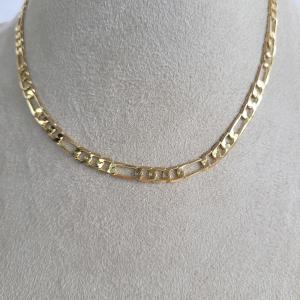 Choker 3 por 1 Dourada 5mm 40cm