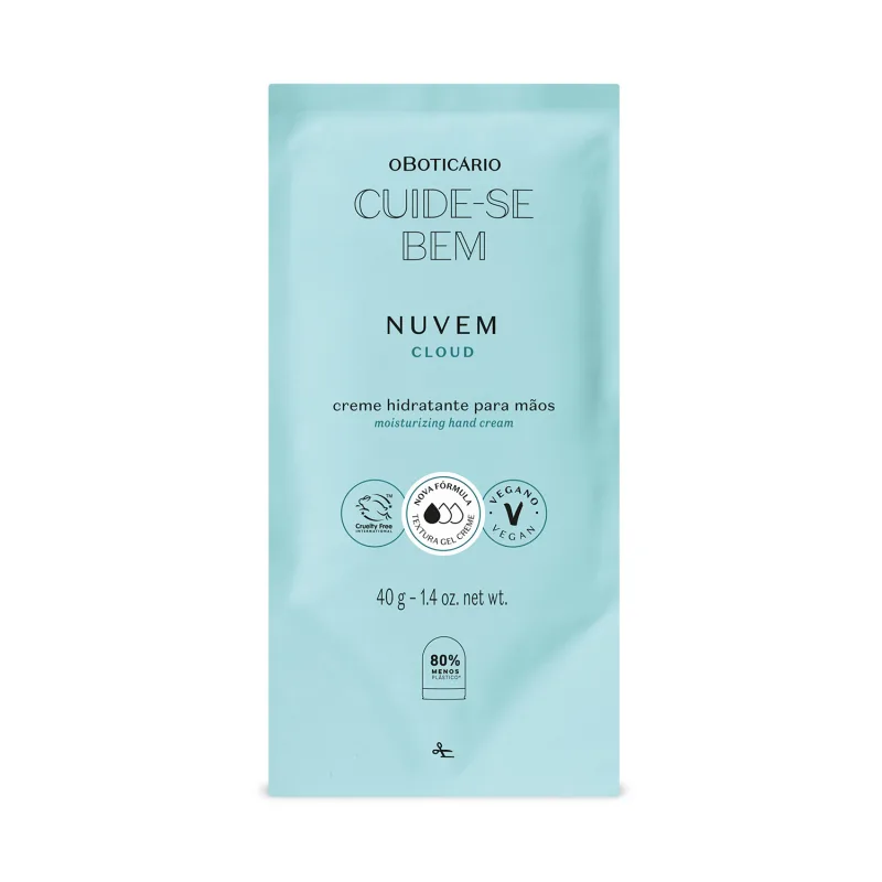 Creme Hidratante Refil para Mãos Cuide-se Bem Nuvem 40g