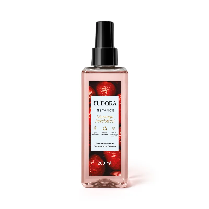 Body Splash Instance Morango Irresistível 200ml