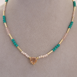 Choker Cristal Tiffany com Canutilho 40Cm + Extensor
