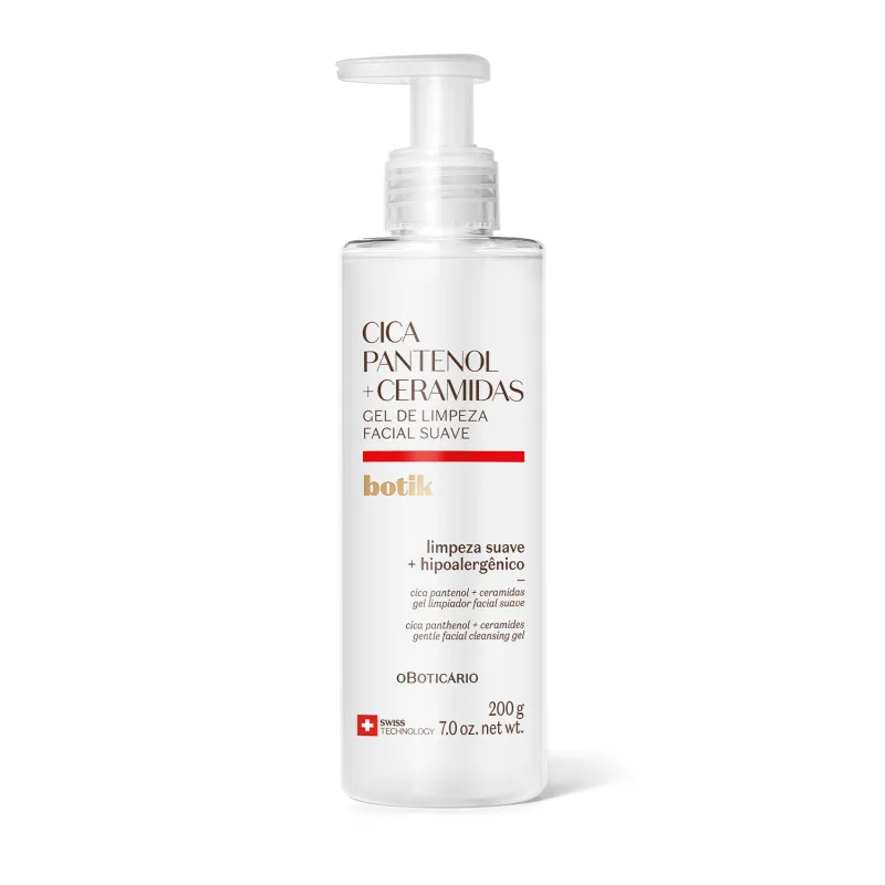 Gel de Limpeza Facial Botik Cica Pantenol E Ceramidas 200g