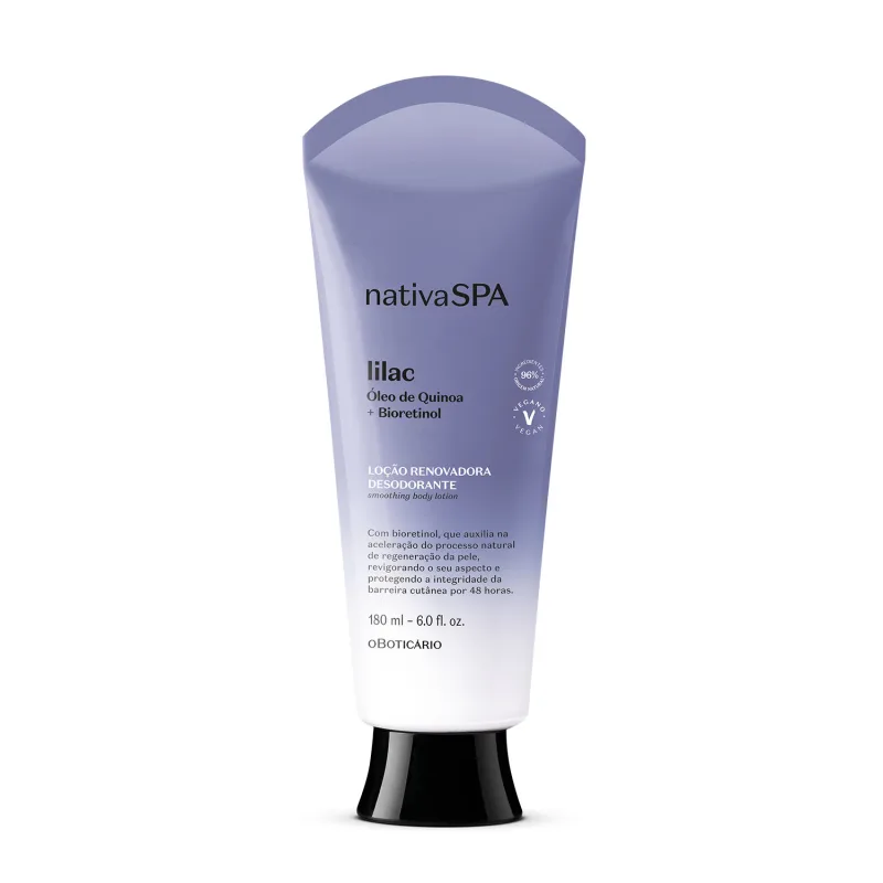 Hidratante Renovadora Corporal Nativa Spa Lilac 180ml