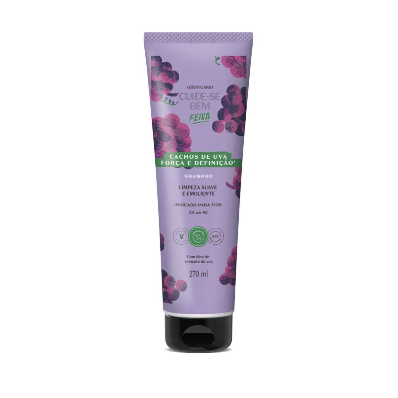 Shampoo Cuide-se Bem Feira Cachos de Uva 270ml