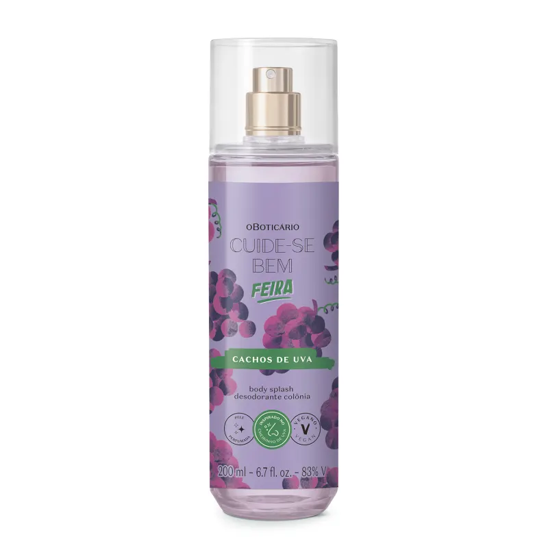 Body Splash Cuide-se Bem Feira Cachos de Uva 200ml