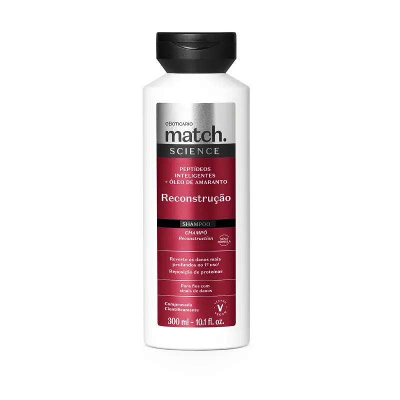MATCH SHAMP SCIENCE RECONSTRUCAO 300ML