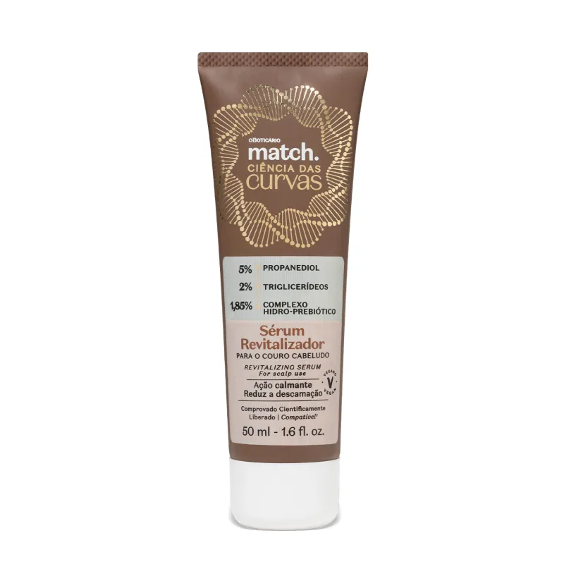 Sérum Revitalizador Capilar Match Ciência das Curvas 50ml