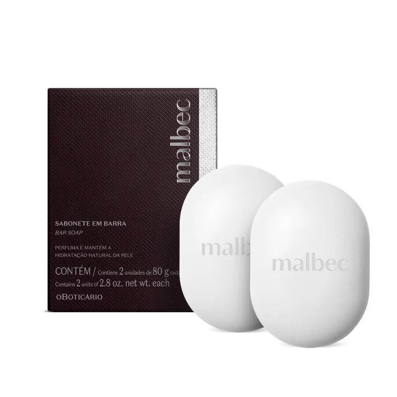 Sabonete em Barra Malbec 2x80g cada