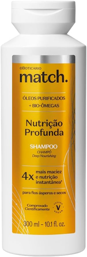 Shampoo Match Nutrição Profunda 300ml