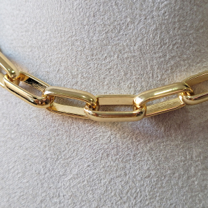 Choker Elo Cartier Verniz Italiano 37cm + Extensor