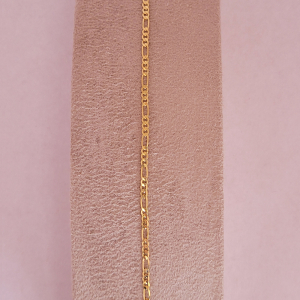 Pulseira Elo 3 por 1 Folheada A Ouro 21cm
