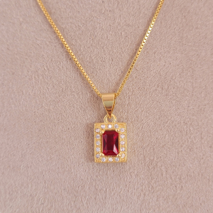 Conjunto Elo Veneziana Rubelita Folheado A Ouro 40cm + Extensor