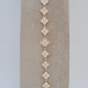 Pulseira Inspiração Van Cleef Verniz Italiano