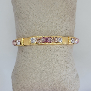 Pulseira Silicone Rosa Bebê