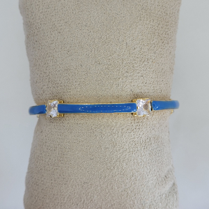 Pulseira  Silicone Azul Celeste