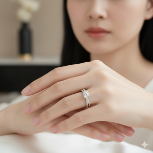 Anel Solitário Filadélfia Cravejado Zircônia Prata nº 12