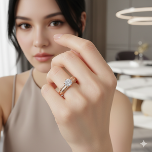 Anel Solitário Cravejado Zircônia e Microzircônia Folheado A Ouro nº 17