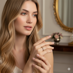 Anel Meia Aliança Cravejado Microzircônia Folheado A Ouro nº 21