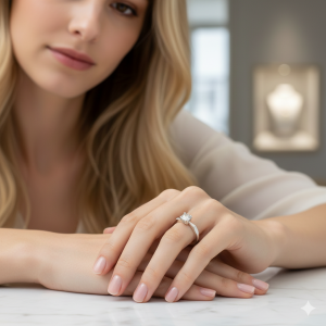 Anel Base Reta Solitário Prata nº 17