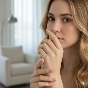 Anel Coração Vazado Prata nº 15