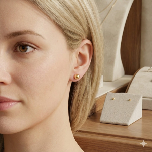 Brinco Bolinha Lisa Prata PP