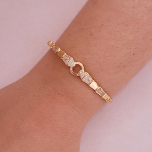 Bracelete Serpentine Verniz Italiano 6,5cmx5,5cm diâmetro