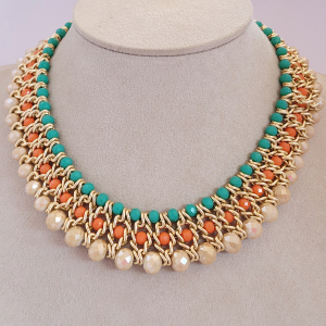 Conjunto Max Pedraria Cristal Colorido