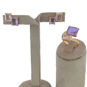 Anel Oasis Alexandrita Folheado A Ouro nº 20